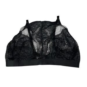 Soma Breathtaking High Neck Bralette XXL Black Lace